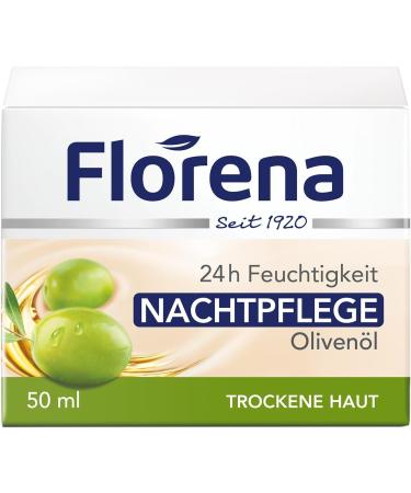 Florena Night Cream with Olive Oil 50 ml - Buy Online on GoSupps.com