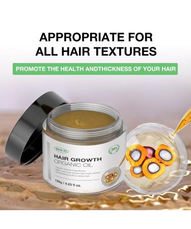 Natural Batana Oil for Hair Growth | 100% Organic Raw Hair Repair Cream | Reduce Hair Loss & Scalp Care for Men & Women - Buy Online on GoSupps.com