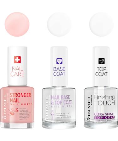 Rimmel Finishing Touch Ultra Shine Top Coat Polish 12ml - Clear | Long-Lasting Glossy Finish - Buy Online on GoSupps.com