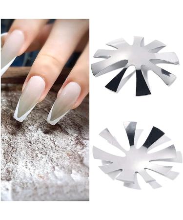 Nail Cutter Acrylic Tips Manicure Edge Trimmer Pro 9 Size Easy French Smile Cut V Line V Shape Nail Tool Kit - Buy Online on GoSupps.com