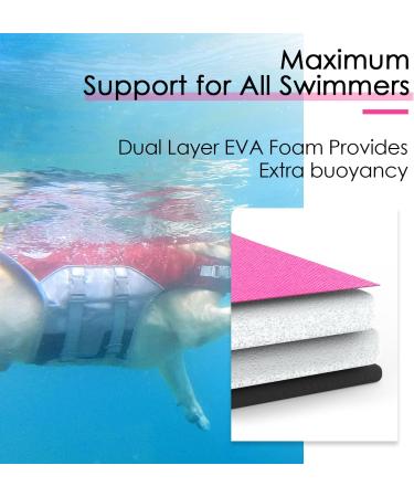 ThinkPet Adjustable Dog Life Jacket - Reflective Pink XXL for Safety & Buoyancy | International Shipping Available - Buy Online on GoSupps.com