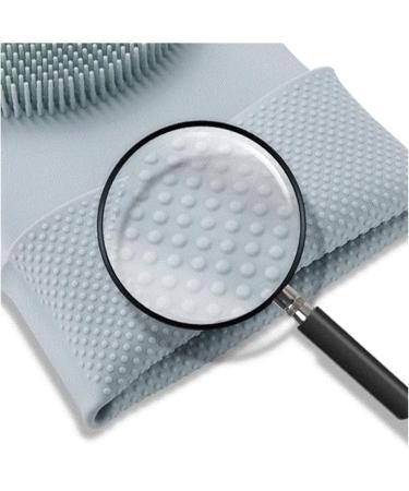 Silicone Gloves Cleaning Dishwashing Scrubber Dish Washing Sponge Rubber Silicone Gloves for Kitchen Cleaning Tools (Color : Purple Size : One Size) One Size Purple - Buy Online on GoSupps.com
