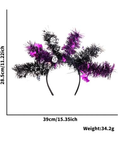 Ghost Headbands for Women - Pumpkin Ghost Bat Skeleton Scary Long Strip Hair Bands - Halloween Headwear Cosplay Props for Favors Skeleton Bat - Buy Online on GoSupps.com