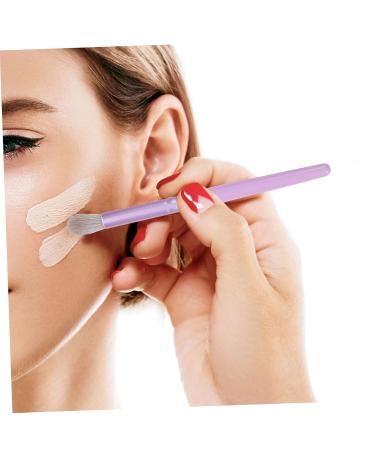 FOMIYES Premium Makeup Brush Set for Women Travel-Friendly Beauty Tools with Wooden Handles Perfect for Blush Lips & Face Purple 12.20X2.20X1.20CM - Buy Online on GoSupps.com