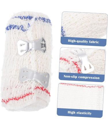 FRCOLOR 5pcs Cohesive Grip Tape - Elastic Medical Wrapping & Non-Reflective Tape for Feet - Red & Blue Line Spandex - Buy Online on GoSupps.com