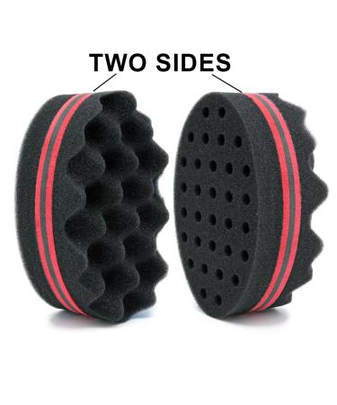 4-Piece Small Hair Twist Sponge Brush Set for Dreads, Locks, and Afro Hair - Wave, Curl, and Coil Styling Tool - Blend - 1 Pack - Buy Online on GoSupps.com