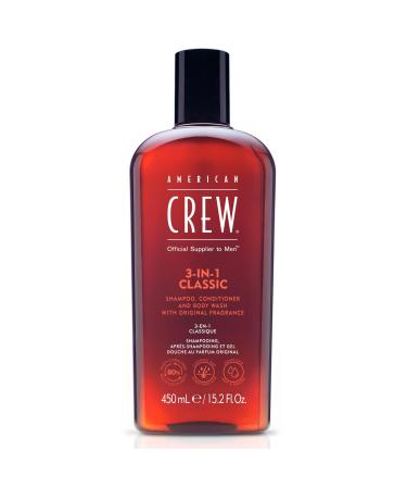 American Crew 3-in-1 Shampoo/Conditioner and Body Wash 450 ml Sage 450 ml (Pack of 1) - Buy Online on GoSupps.com