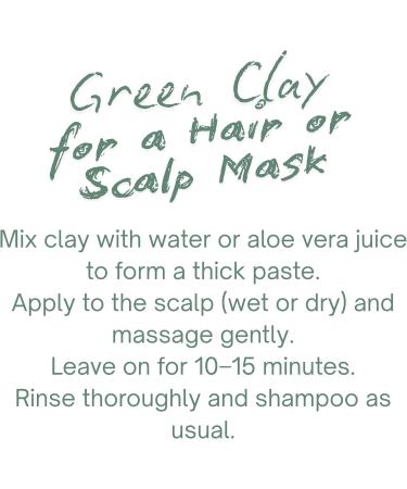 KAPTAN LDA French Green Clay Powder for facial mask hair and body detox and purify 100 natural 250 g excellent for face and hair mask spot treatment body wrap detoxbate foot soak and - Buy Online on GoSupps.com