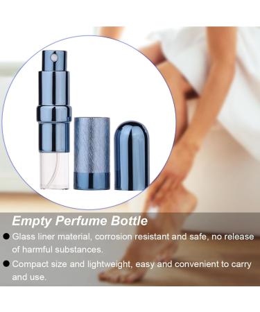 Travel Mini Perfume Refillable Atomizer Container Portable Perfume Bottle Aluminum Atomizer Empty Cosmetic Spray Bottle Mini Refillable Perfume Portable Atomizer Bottle (Blue) - Buy Online on GoSupps.com