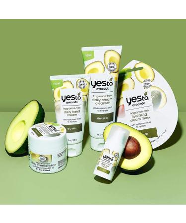 Yes To Avocado Fragrance Free Daily Eye Cream - Nourishing Hydrating Treatment with Hyaluronic Acid & Omega 3 Natural & Cruelty Free - 0.5 Fl Oz - Buy Online on GoSupps.com