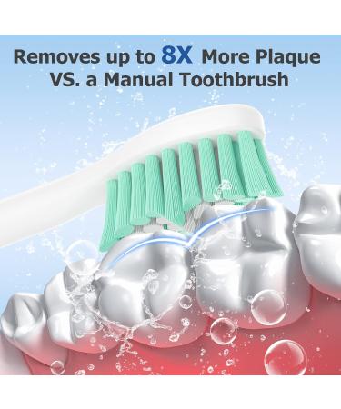 6 Pack Blue Replacement Heads for Philips Sonicare E-Series Electric Toothbrush - Buy Online on GoSupps.com