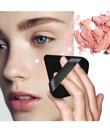 6pcs Black Velvet Powder Puff Makeup Sponges - Contouring & Blending Tools - Buy Online on GoSupps.com