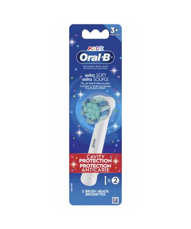 Oral-B Kids Extra Soft Replacement Brush Heads 2 Count Cavity Protection - Buy Online on GoSupps.com