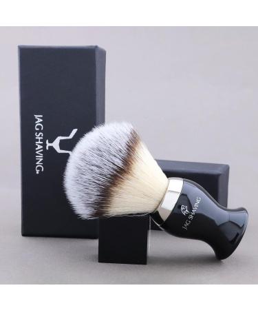 JAG Shaving Razor Brush - Synthetic Silver Spitzhaar Shaving Brush for Men & Women - Perfect Partner for Your Shaving Cream - Buy Online on GoSupps.com