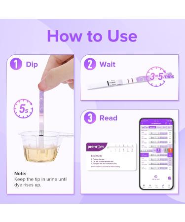 Premom Ovulation Predictor Kit - 25 LH Test Strips + 5 Pregnancy Tests with Smart Digital Reader - Accurate Fertility Tracking - Buy Online on GoSupps.com