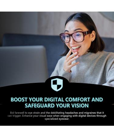 Xfeel Anti Blue Light Glasses - Fit Over Prescription Tortoise Frame for Computer Reading TV Phone & Gaming - Buy Online on GoSupps.com