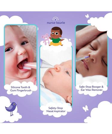 9-in-1 Baby Grooming Kit for Newborn Boys & Girls - Complete Infant Care Set with First Aid, Bath, Cradle Cap, Hygiene, Hair, Nail, Safety & Healthcare Essentials - Pediatric Nurse & Mom Designed - Purple - Buy Online on GoSupps.com