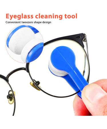 Lurrose 10pcs Microfiber Eyeglass Cleaner Cloth & Brush Set for Glasses and Screens - Buy Online on GoSupps.com
