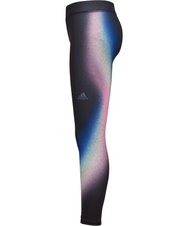 adidas Girls' Aeroready Performance Long Tights - Medium Black/Multicolor | Shop Now - Buy Online on GoSupps.com