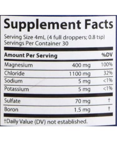 Trace Minerals Liquid Ionic Magnesium 400mg - 4oz (Pack of 1) | High Absorption Formula - Buy Online on GoSupps.com