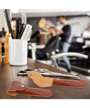 Gorgeecraft Portable Travel Razor Bag 12.7x5.8 cm Safety Razor Storage Container for Men Ideal for Business Trips (Brown) - Buy Online on GoSupps.com