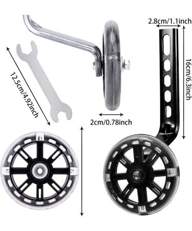 Buy Sunshine Smile 2-Piece Universal Support Wheels for Children's Bikes - Durable Black Iron Training Wheels for Kids - Buy Online on GoSupps.com