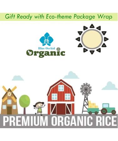 Organic Thai Jasmine Rice Gift Set - 2 Lb - 100% USDA Certified Organic - Brown, Red, Black & Mixed Jasmine Rice - Medley Rice Pack - Buy Online on GoSupps.com