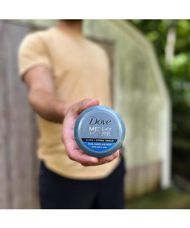 Dove Men+Care Ultra Hydra Cream Face Hands and Body Care All Skin Types 6 Pack of 2.53 Oz Each Unscented 0.42 Fl Oz (Pack of 6) - Buy Online on GoSupps.com