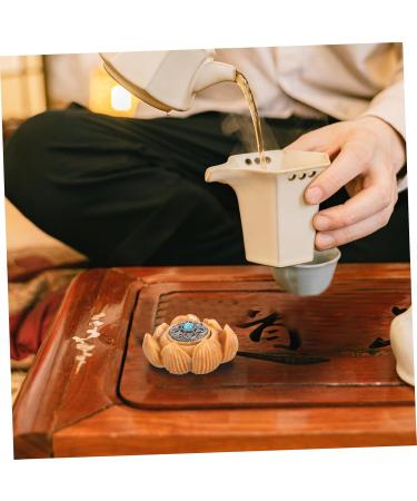 Tovinanna Hand Exercise Platable Lotus Statue - Vintage Woodwork Decor for Meditation & B rodecoration - Small Rosenholz Turntable Decoration - Buy Online on GoSupps.com