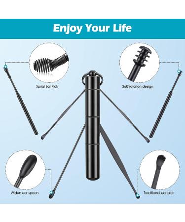 11 Pcs Stainless Steel Ear Wax Removal Tool Kit with Storage Box - Ear Cleaner & Ear Cleaning Kit - Buy Online on GoSupps.com
