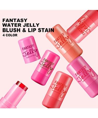 Milk Cooling Water Jelly Tint Milk Jelly Blush Milk Makeup Jelly Tint Milk Water Jelly Tint Water Jelly Tint Stick Sheer Lip & Cheek Stain Finish (D M) D 1 count (Pack of 1) - Buy Online on GoSupps.com