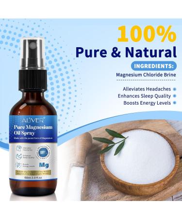 CCKULOOB Magnesium spray pure magnesium oil spray high absorption 100 pure and natural magnesium oil body spray supports muscle recovery and leg cramps 60 ml - Buy Online on GoSupps.com