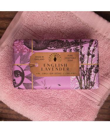 English Soap Co. Lavender Soap Bar 190g - Anniversary Collection - Pack of 1 - Buy Online on GoSupps.com