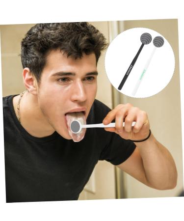 Gatuida Tongue Cleaning Brush - Oral Hygiene Tool for Adults & Toddlers | Effective Tongue Scraper | 18.5x3.5cm - Best Oral Care Solution - Buy Online on GoSupps.com