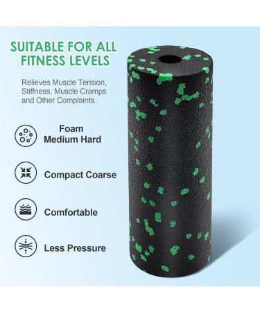 Euro Fascia Ball & Roll Set | Small Massage Ball & Medium Hard Roller for Spine Back Neck Pain Relief Ideal for Fascia Training | International Shipping Available - Buy Online on GoSupps.com