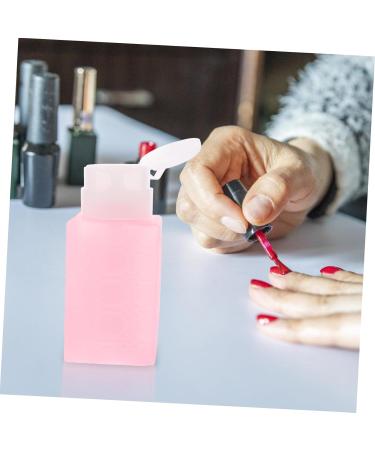 PLAFOPE Makeup Remover Pump Dispenser Pump Bottle Dispenser Mini Water Dispenser Nail Polish Remover Liquid Pump Dispenser Makeup Remover Container Push down Pump Dispenser 6x5x13cm Pink - Buy Online on GoSupps.com