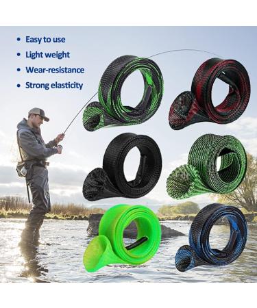 Koogel Fishing Pole Sleeves - 6 Set Rod Cover & Sock for Spinning, Fly, and Casting Rods - Buy Online on GoSupps.com