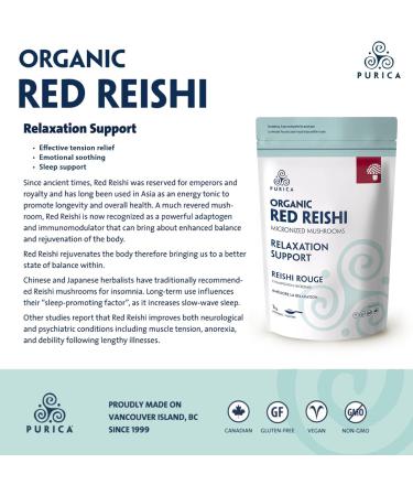 Purica - Red Reishi 1kg powder 1 kg (Pack of 1) - Buy Online on GoSupps.com