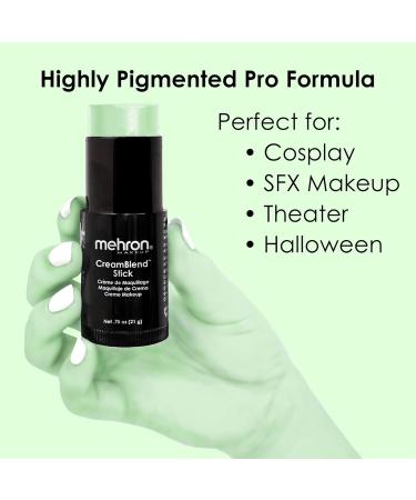 Mehron Camblend Stick - Pastel Green Creamy Make-Up for Face & Body Painting | 21g - Buy Online on GoSupps.com