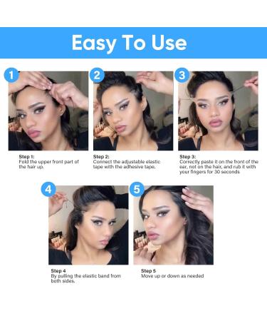 90 Pieces Face Lifting Tape - Invisible Thin Adhesive Stickers for Instant Facelift & Makeup Tool to Hide Facial Folds - Buy Online on GoSupps.com