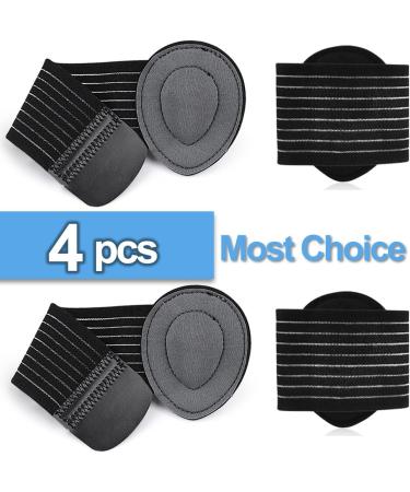 Compression Arch Support Sleeves for Plantar Fasciitis - Cushioned Orthotic Relief for Flat Feet & Achy Feet - Men & Women - Buy Online on GoSupps.com