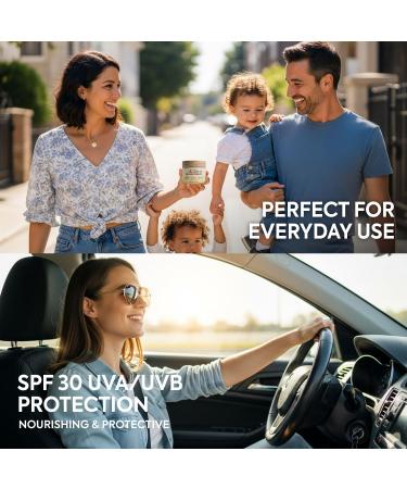 Beef Tallow Sunscreen with Clear Zinc: Non-Toxic SPF 30 Sunscreen for Face & Body Natural Sunblock with Nourishing Tallow & Botanical Extracts (2 Fl Oz (Pack of 1)) - Buy Online on GoSupps.com