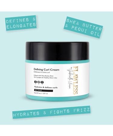 Flawless by Gabrielle Union - Defining Curl Hair Cream for Curly & Coily Hair | 8 OZ - Shop Internationally - Buy Online on GoSupps.com