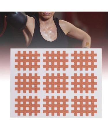 10pcs Muscle Tape Spiral Cross Elastic Rayon Breathable Sports Tape for Knee Shoulder(Skin Color 1 Piece 9 Stickers) - Buy Online on GoSupps.com