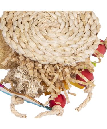 HappyBird Shred-Partyplate - Eco-Friendly Shredding Toy for Parakeets & Small Parrots | Best Bird Toys for Happy Birds - Buy Online on GoSupps.com