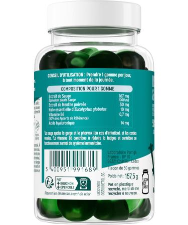 Valda Gummies Respiration & Immunity: Herbal Supplement Essential Oil Vitamin B6 & Sodium Hyaluronate Sugar-free with Sweeteners - 50 Gums 156g - Buy Online on GoSupps.com