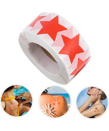 POPETPOP Autocollants de Bronzage D' toile Perfor s 500 Pi ces Auto-adh sifs Corps Rouleau D'autocollants Autobronzants Rouges Accessoires de Bronzage pour Plage et Ext rieur - Buy Online on GoSupps.com