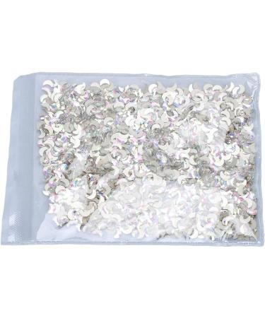 Moon Rhinestone Nail Art Set Glittering Secured Fit Trendy DIY Jewelry for Women Easy Application ABS Material - Buy Online on GoSupps.com