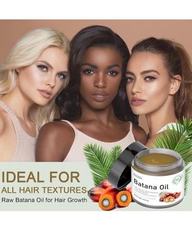 Raw Batana Oil for Hair Growth | 100% Pure Organic Oil for Thickness & Nourishment | Batana Hair Growth Oil with Vitamin E - 4.2 OZ - Buy Online on GoSupps.com
