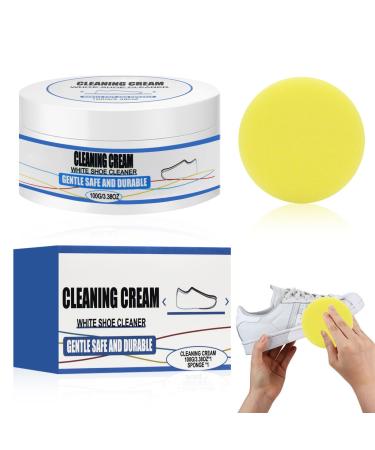 White Shoe Cleaning Cream, White Shoe Cleaning Cream, Multifunctional Cleaning Cream, Stain Remover Cream Für die Reinigung aller Arten von Schuhen